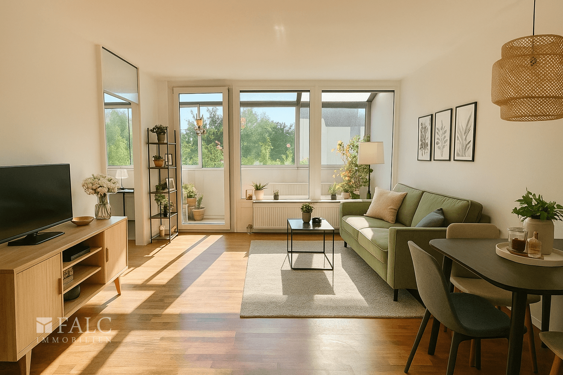 Einrichtungsbeispiel Wohnzimmer